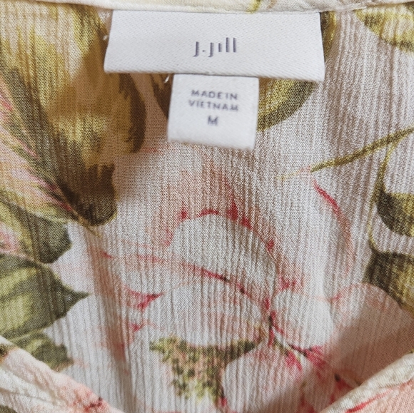 J. Jill Floral Button-Up Blouse - Picture 7 of 7